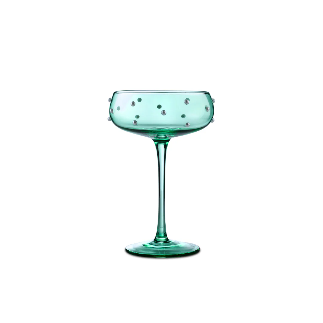 The Perfect Pearl Coupe- Set of 4 Green - Image 5
