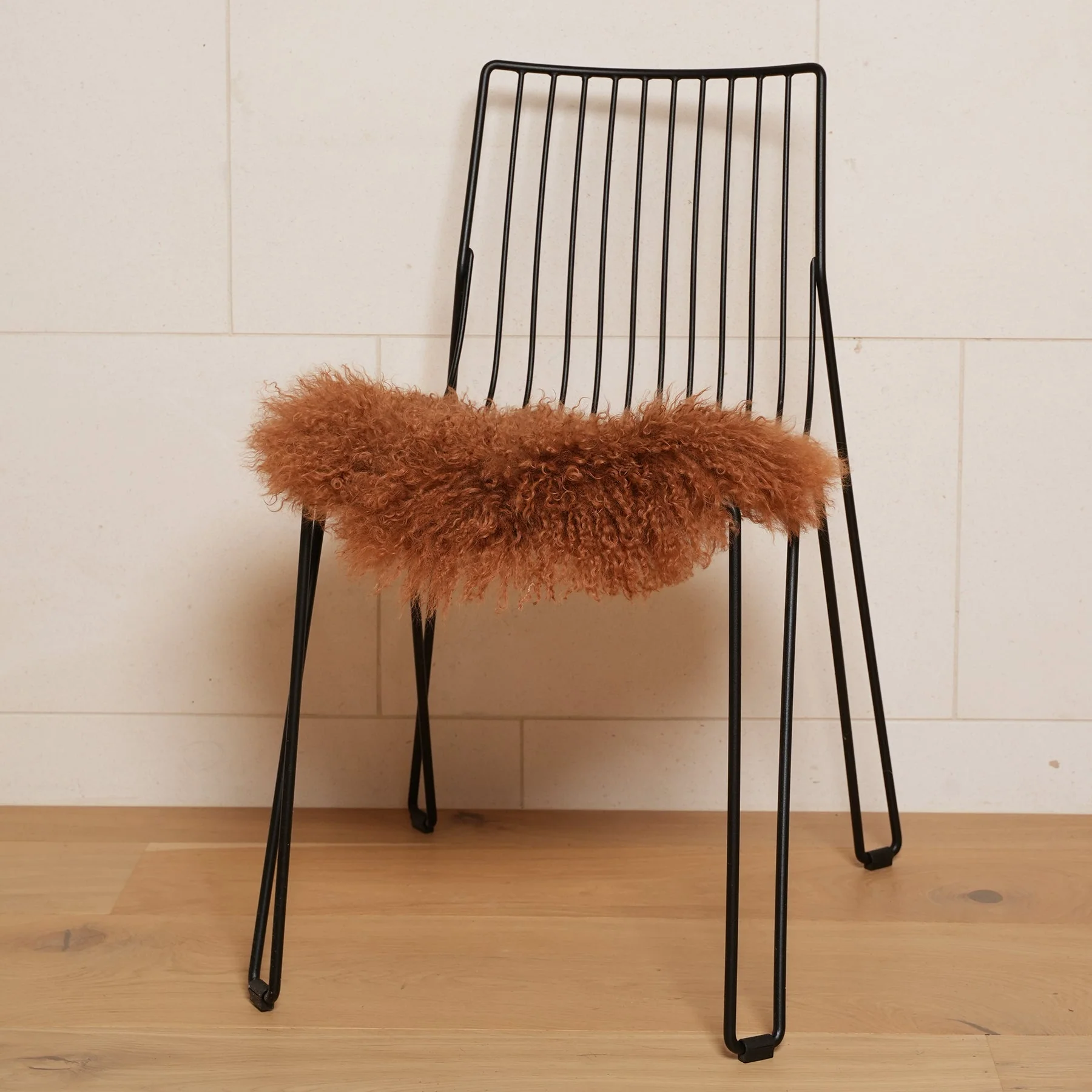 Tibetan Lambskin Seat Warmer- Caramel - Image 2