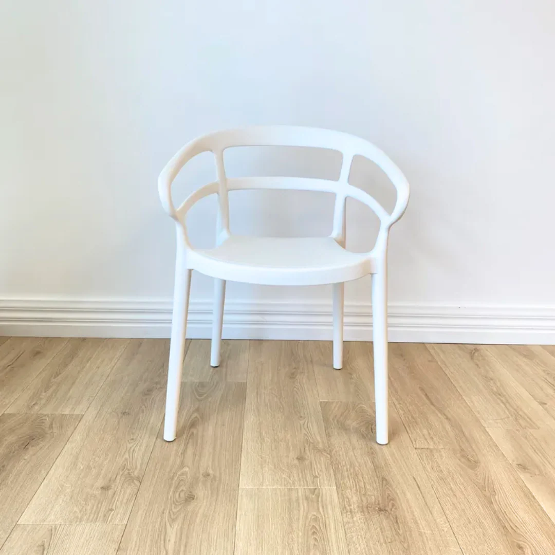 Tilly Chair- White- Set of 4 - Image 3