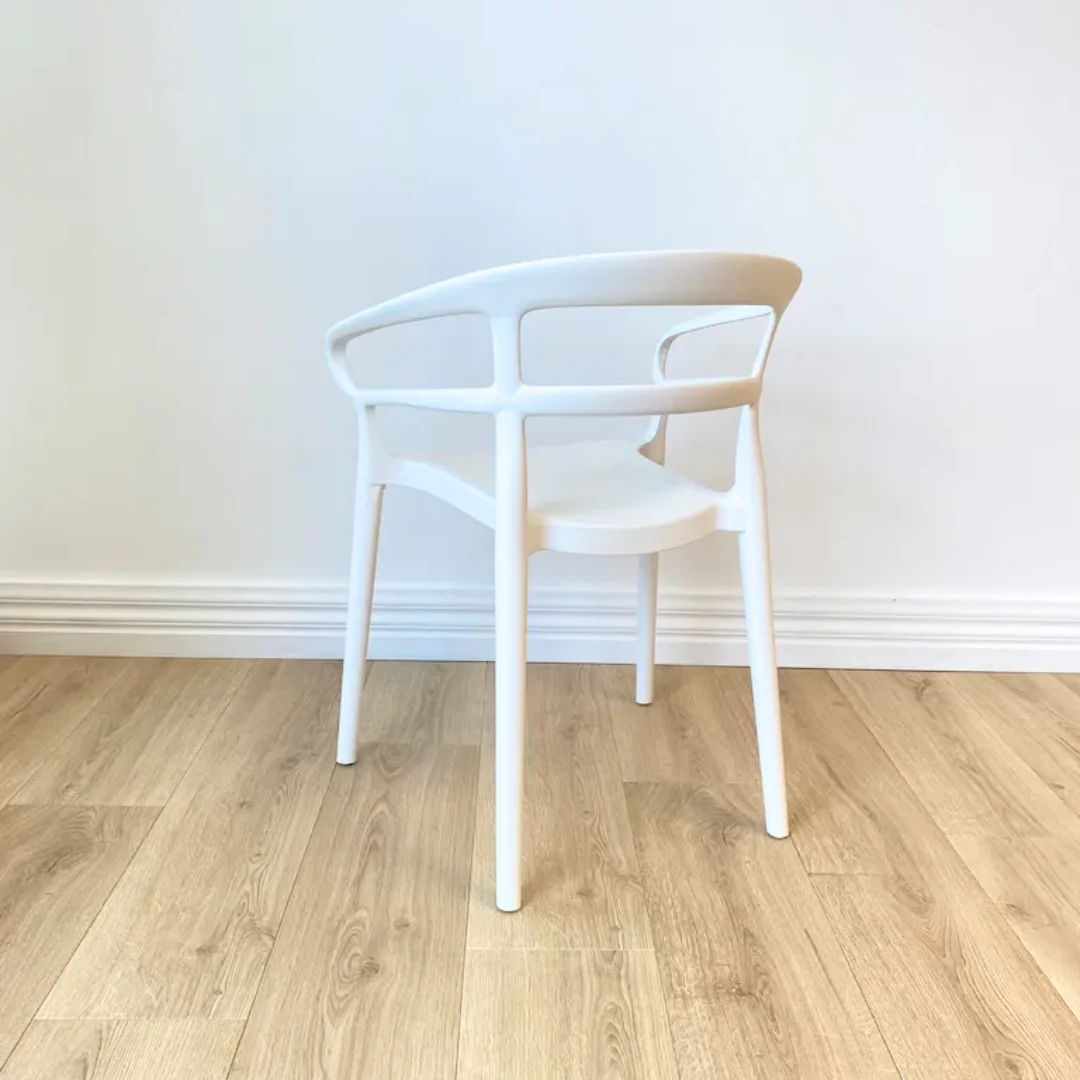 Tilly Chair- White- Set of 4 - Image 4