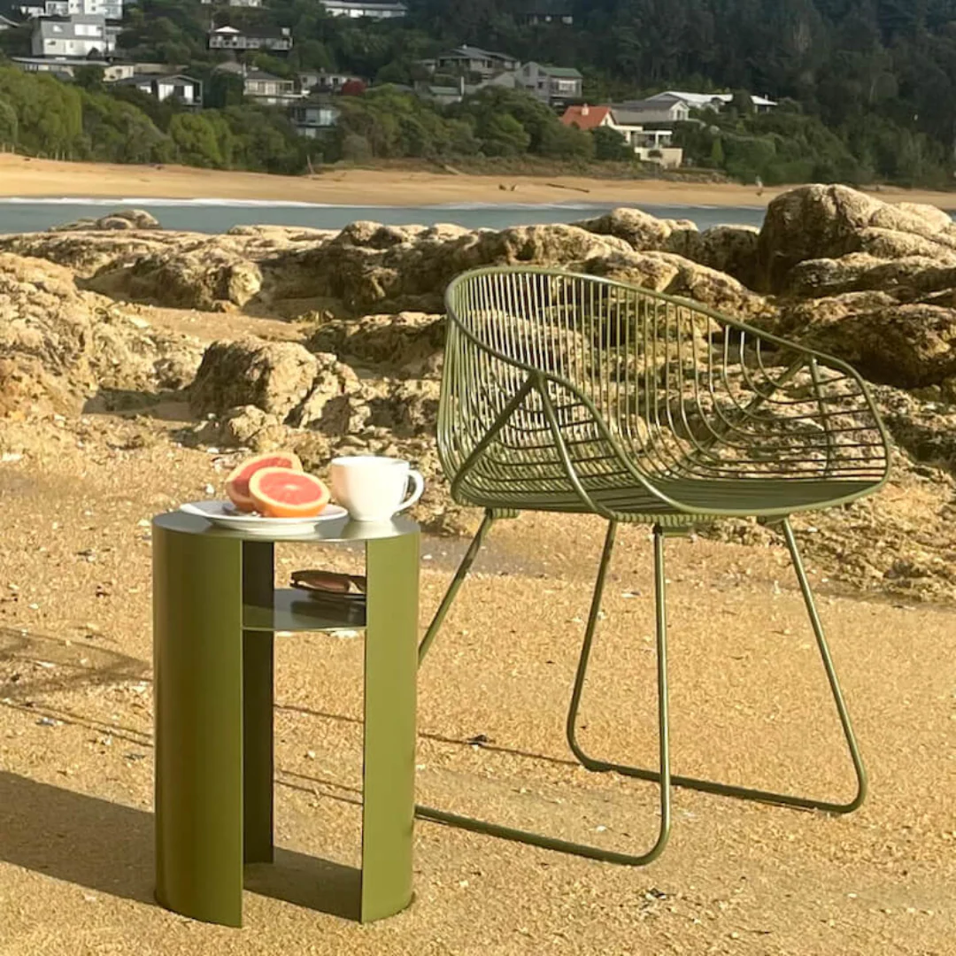 Waipuna Table – Stainless Steel - FERN - Image 4